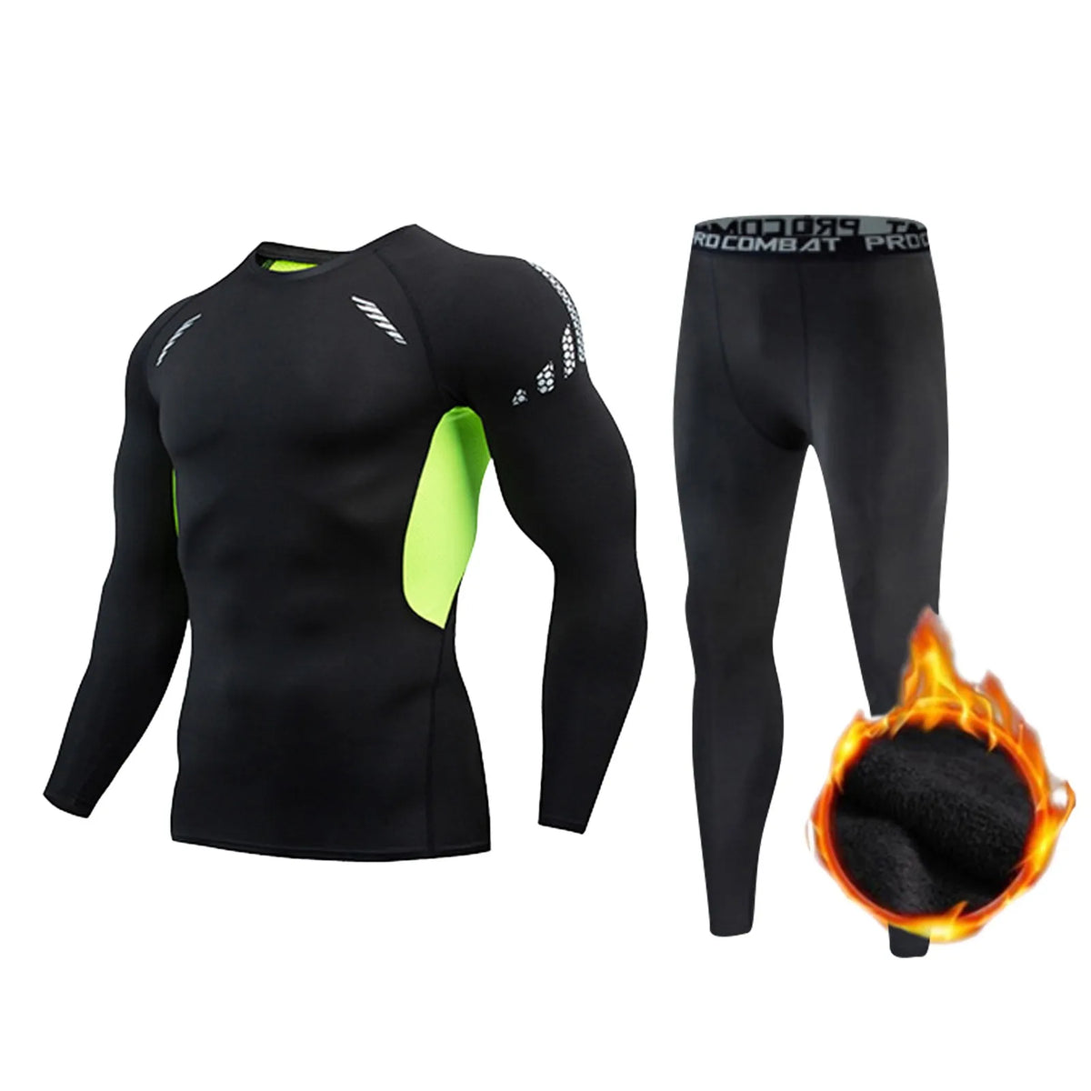 Mens Thermal Underwear Quick Dry Base Layer Set