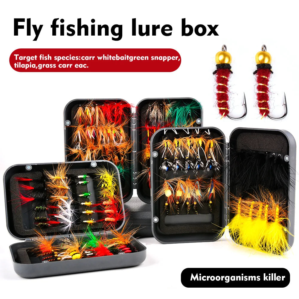 Simulated Bionic Fly Fishing Insect Lure Kit