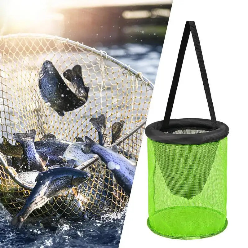 Portable Foldable Floating Fish Basket For Crayfish Catfish