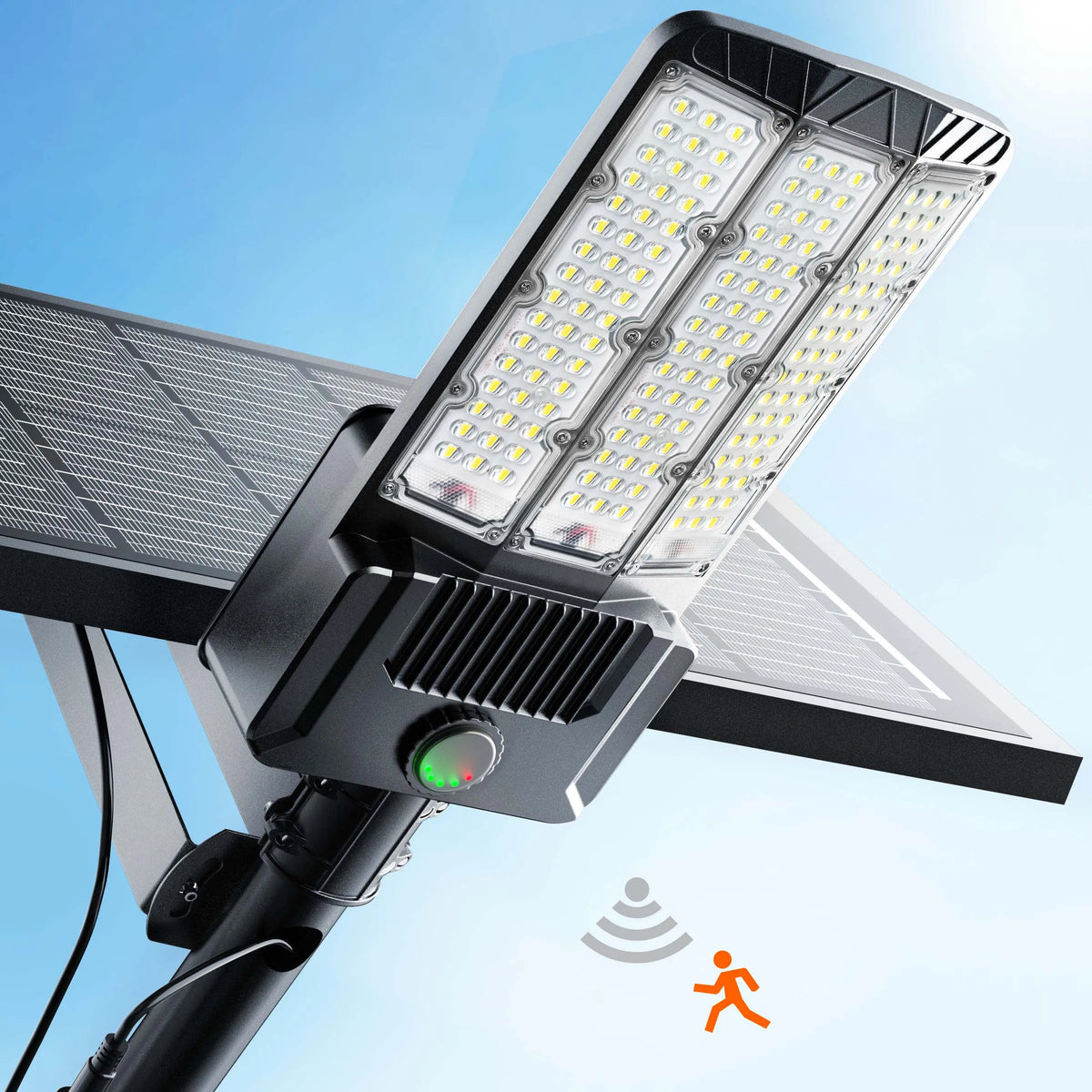Solar Outdoor Area Lights With Motion Sensor And LED