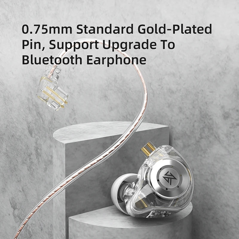 KZ EDX Pro Dual Dynamic IEM Earphones with Detachable Cable