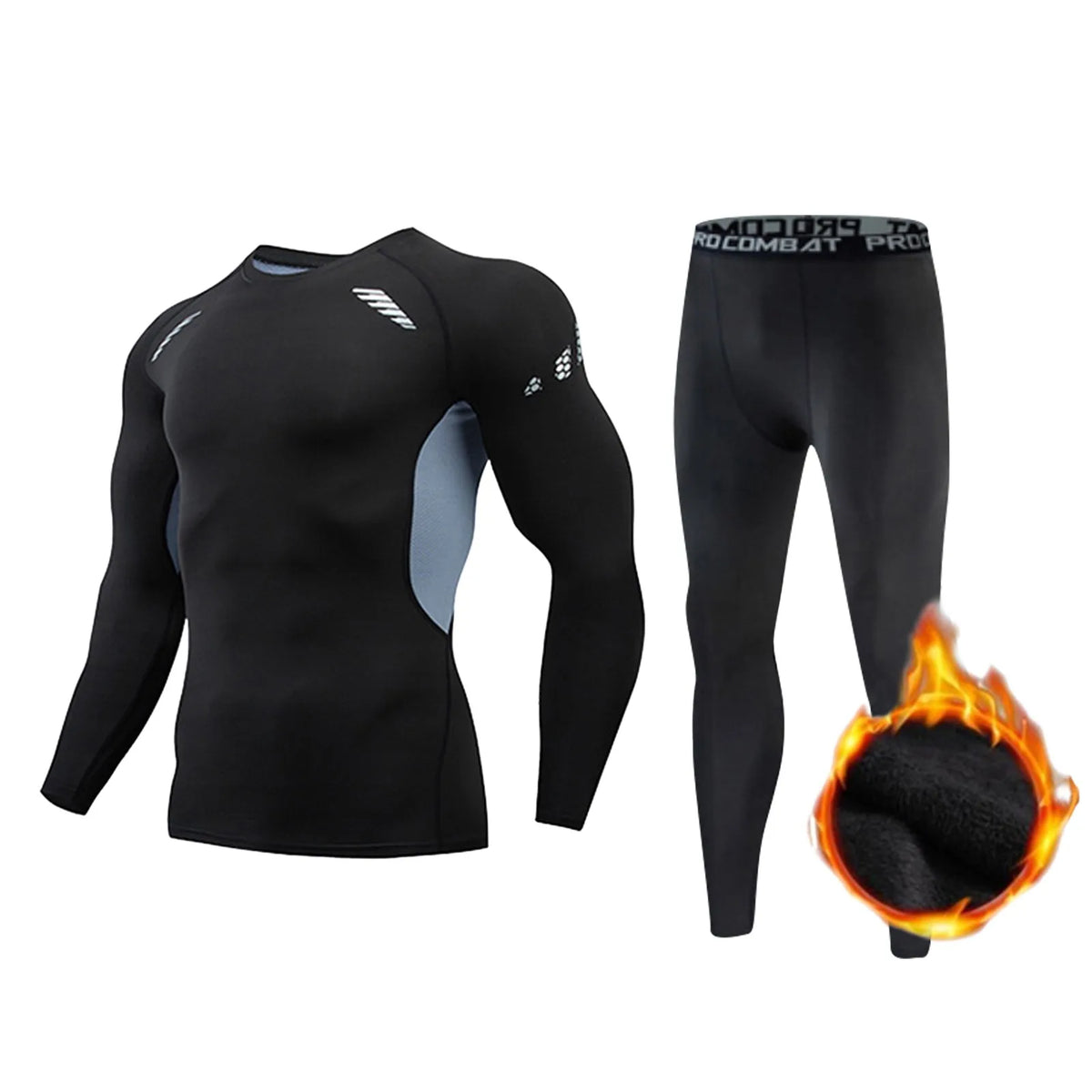 Mens Thermal Underwear Quick Dry Base Layer Set