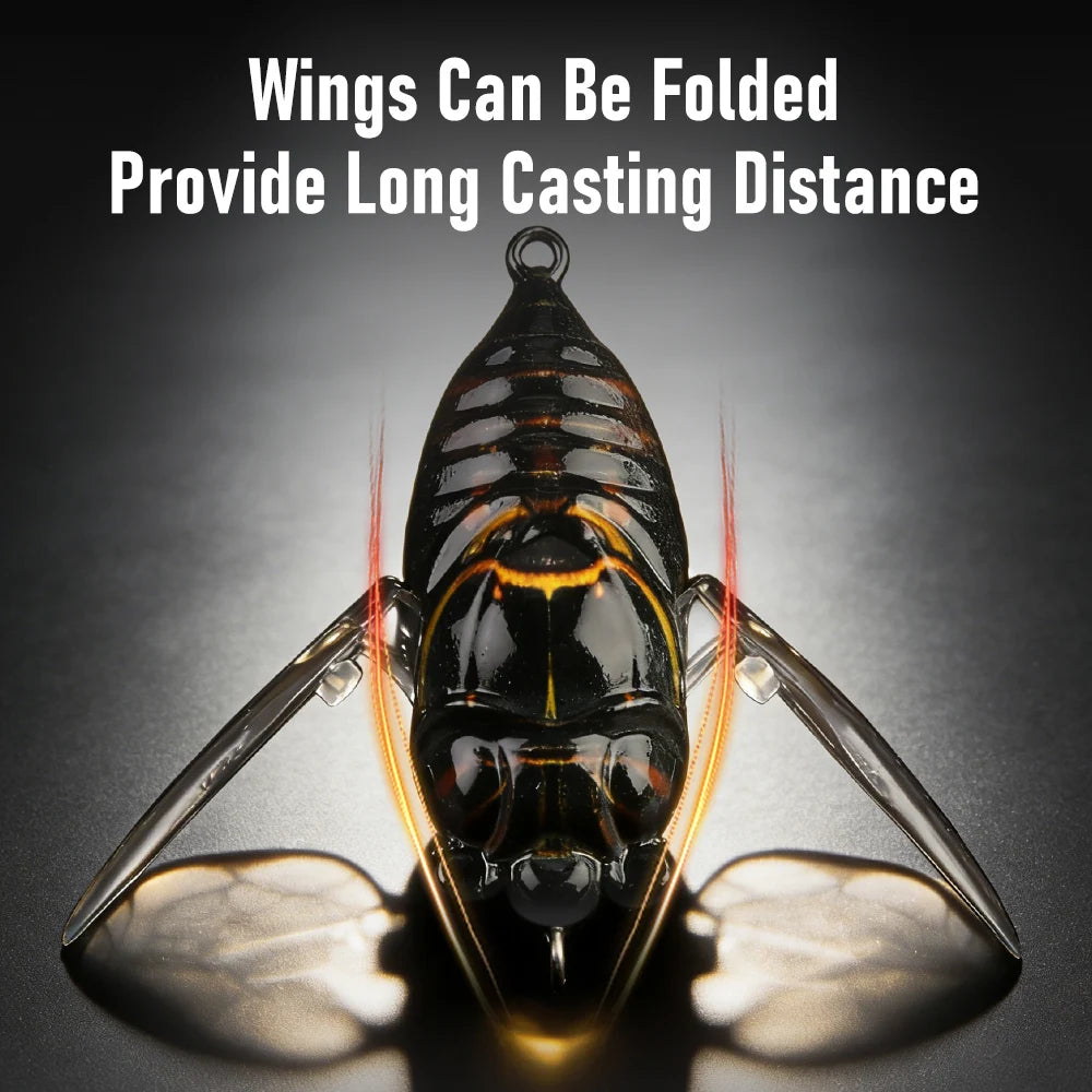 Kingdom 3pc Bionic Cicada Topwater Fishing Lure