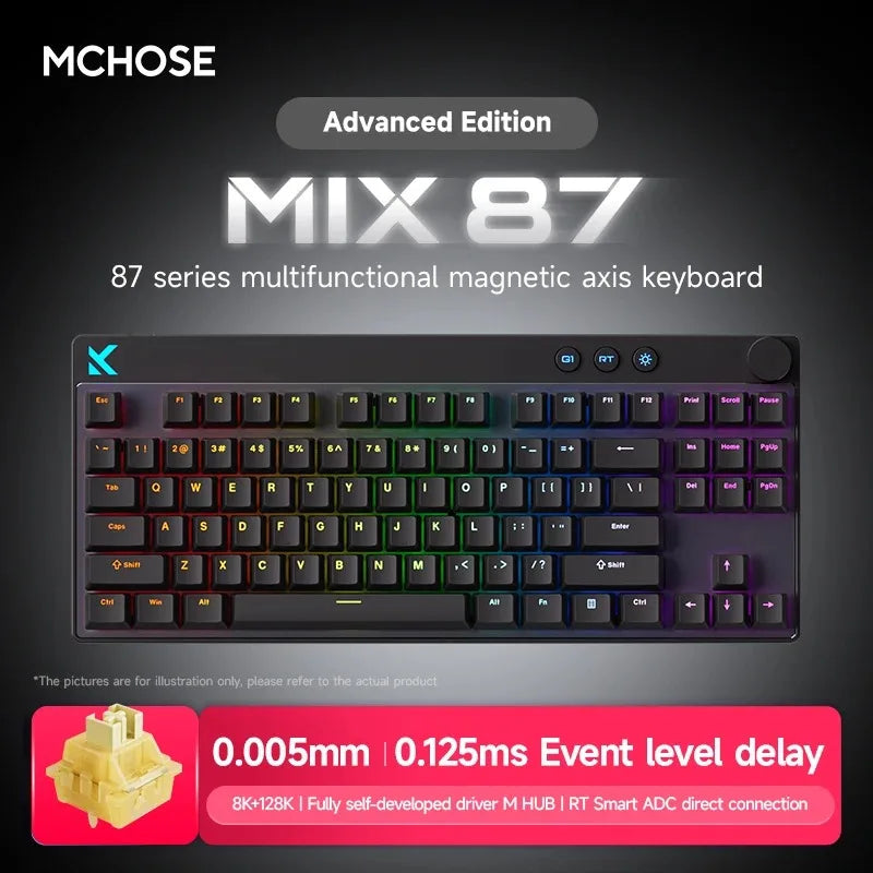 Mchose Mix87 Wired Hot Swap Gaming Keyboard