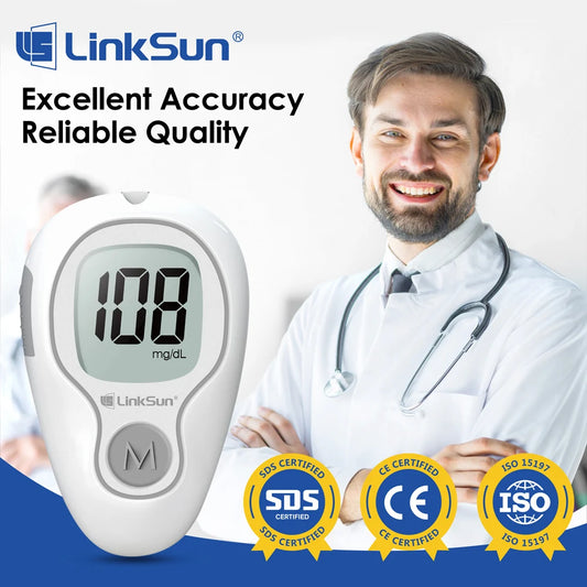 Linksun Digital Blood Glucose Meter Kit