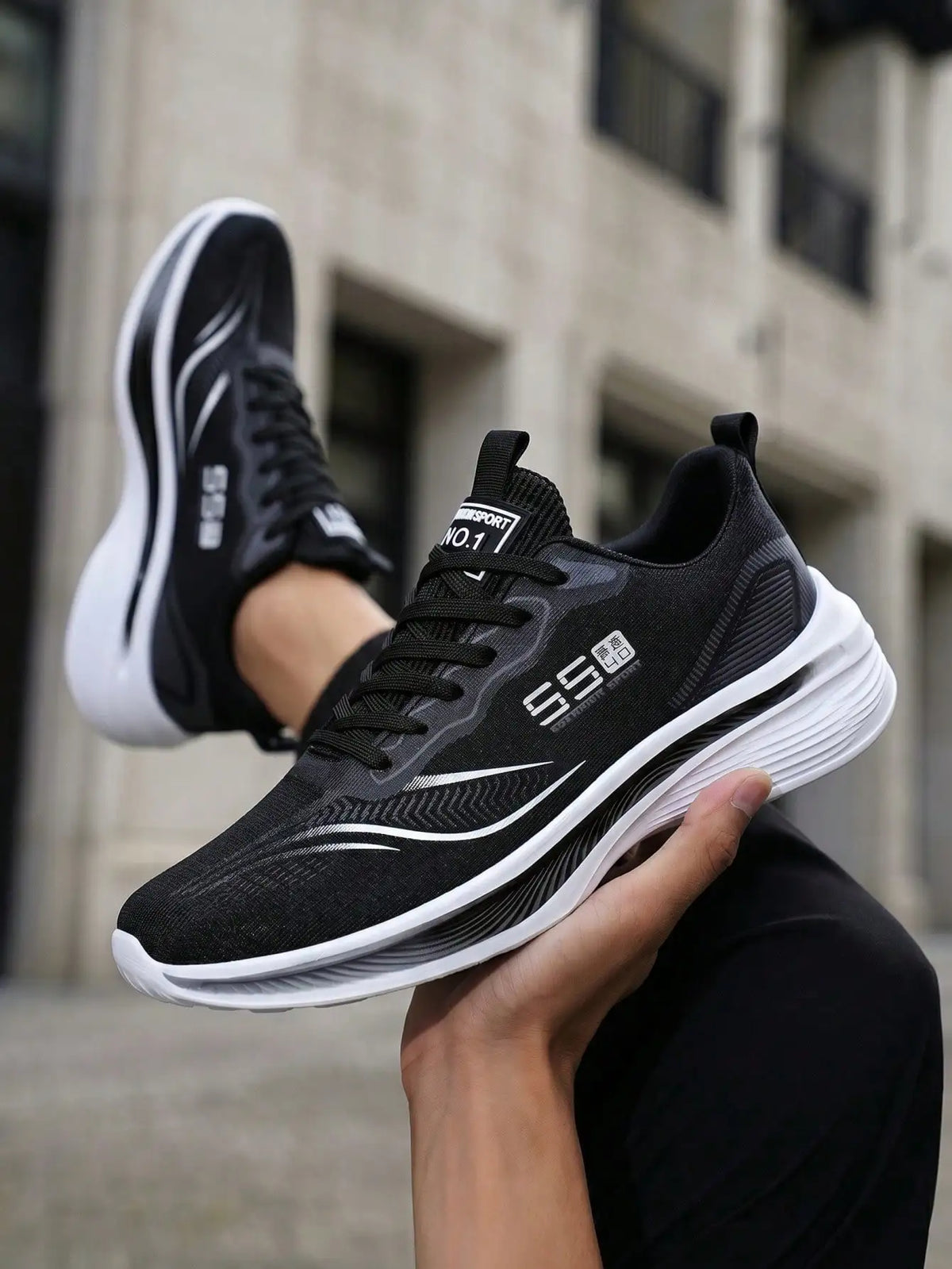 Unisex Breathable Mesh Running Sneakers