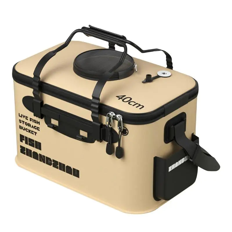 Folding EVA Live Fish Bucket Portable Water Tank
