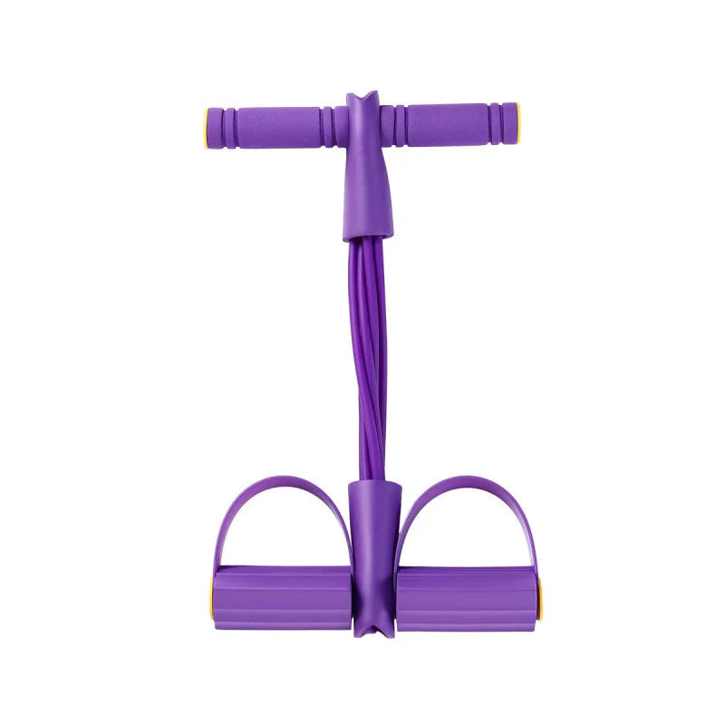 Natural Rubber Pedal Resistance Bands With Handles