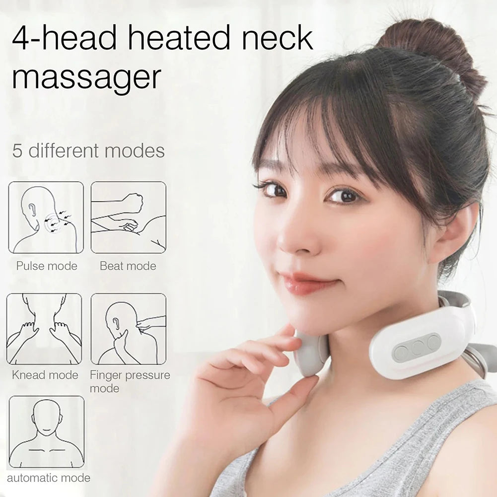 Electric Portable Vibration Back Massager With USB