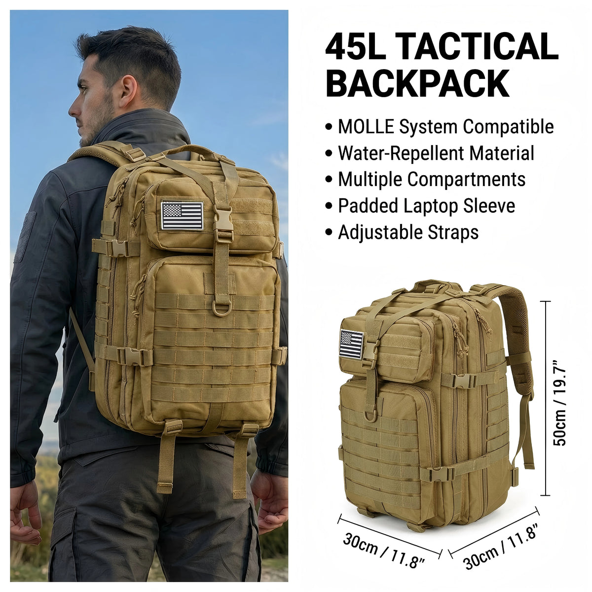 Refire Gear Tactical Hiking Backpack For Outdoor Adventure