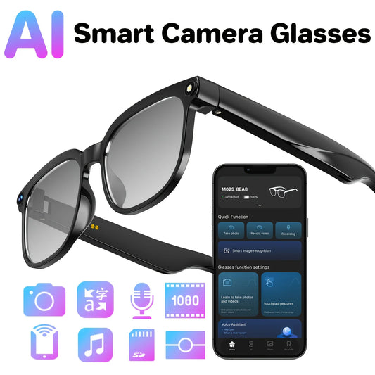 Smart Video Recording Glasses With Bluetooth Calling