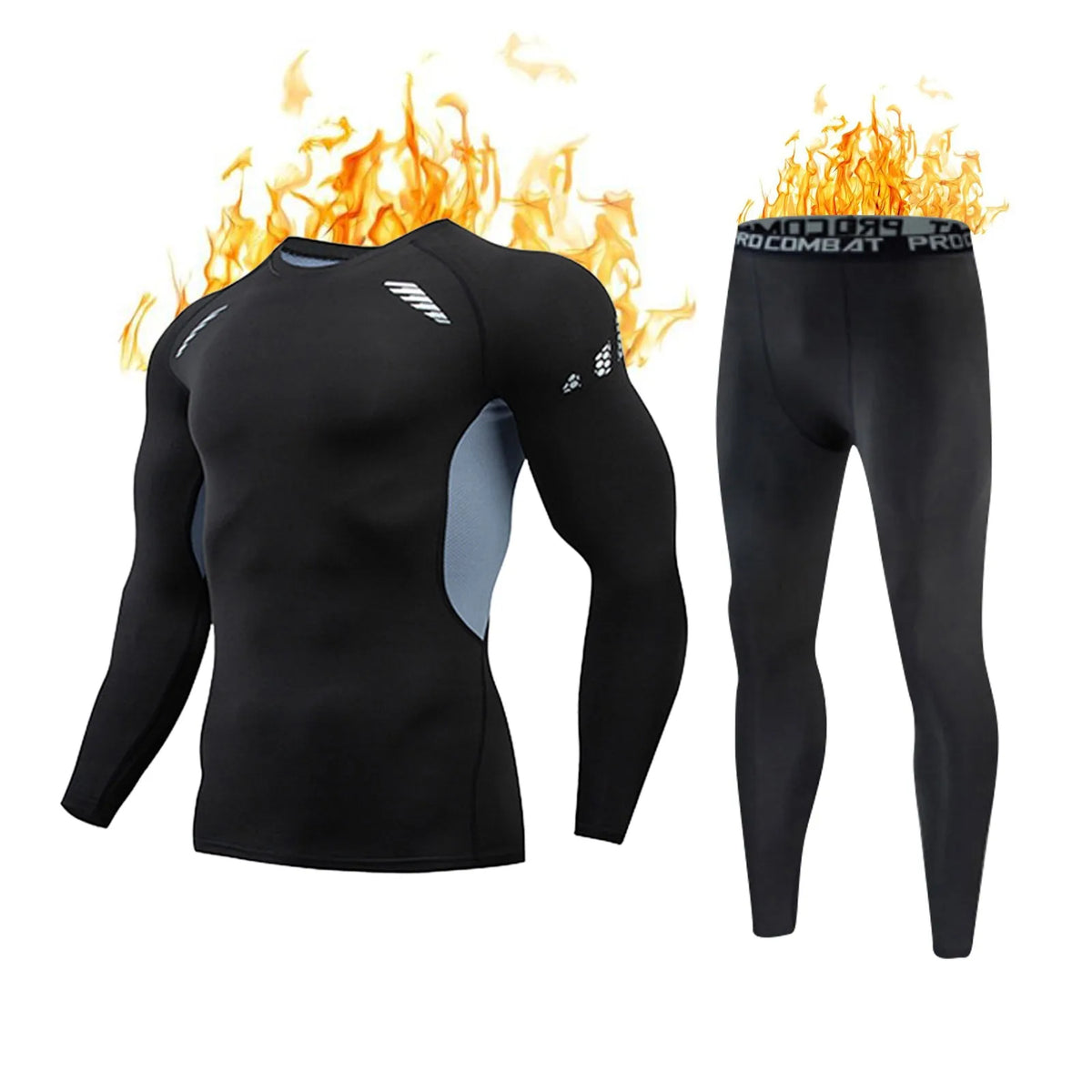 Mens Thermal Underwear Quick Dry Base Layer Set