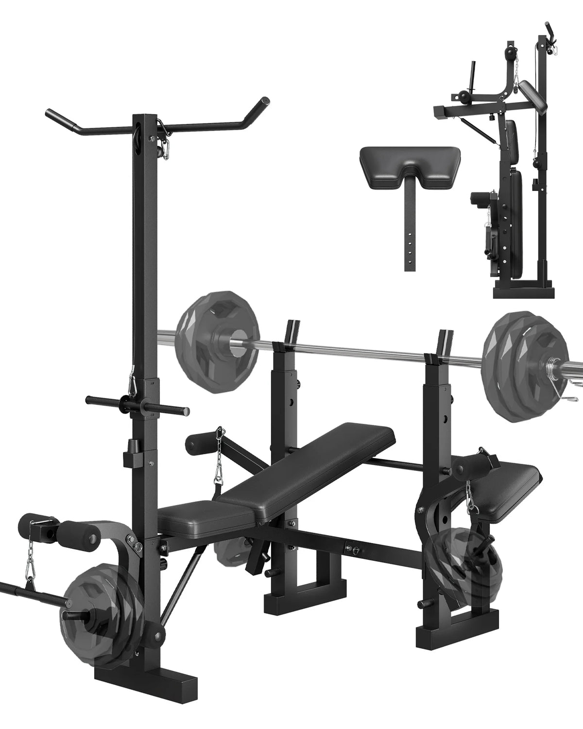 HIMISS Adjustable 4in1 Weight Bench