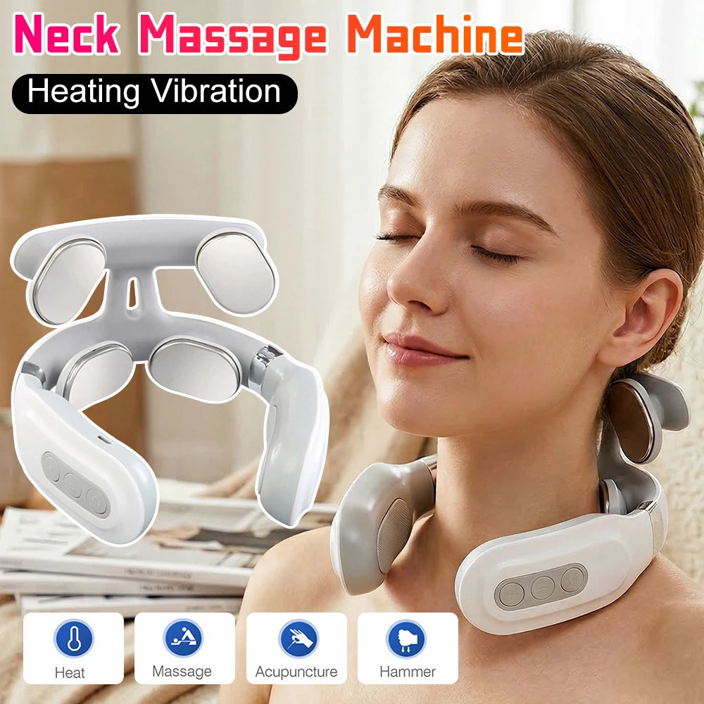 Electric Portable Vibration Back Massager With USB