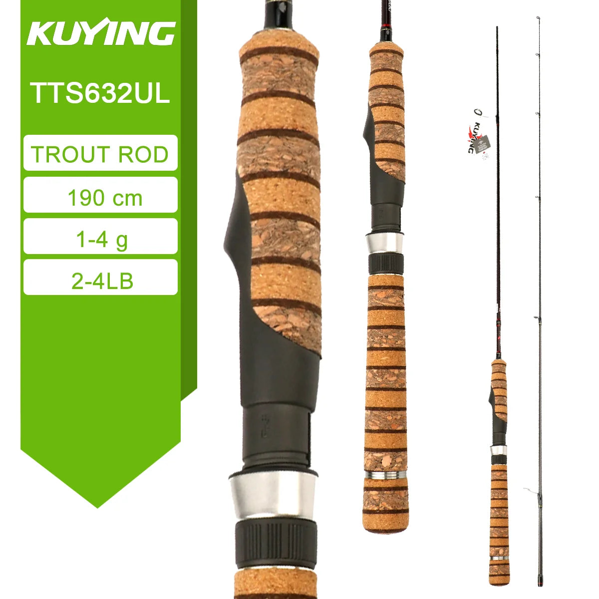 Kuying Teton Carbon Spinning Fishing Rod