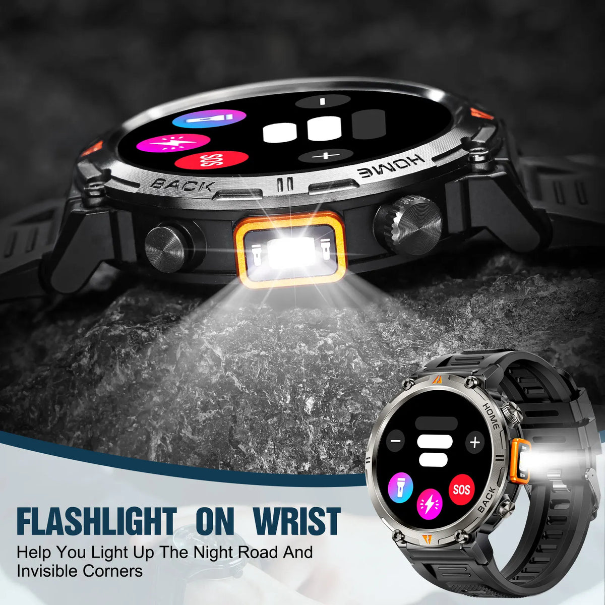 EIGIIS KE3 Bluetooth Smartwatch With Heart Rate Monitor
