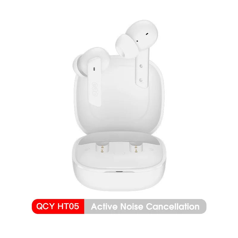 Qcy HT05 Wireless Earphones With 40Db Active Noise Canceling