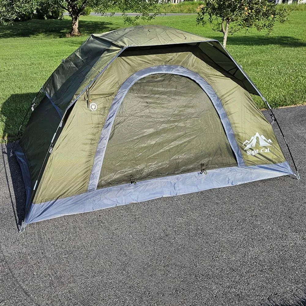 Night Cat Waterproof Double Layer Camping Tent