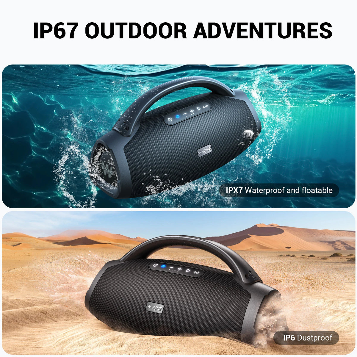 W-King D20 Portable Bluetooth Speaker