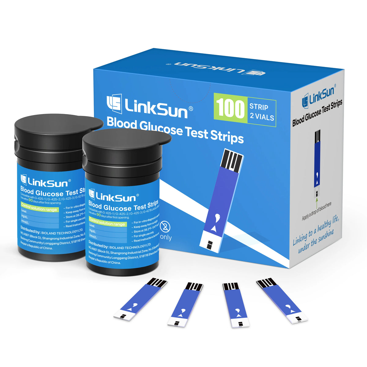 Linksun Digital Blood Glucose Meter Kit