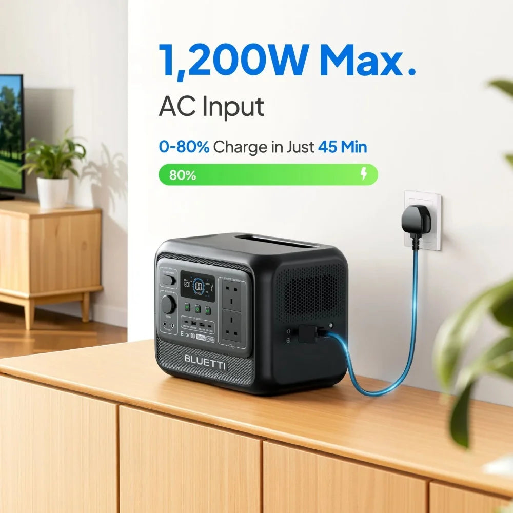 Bluetti Elite 100 V2 Portable Power Station 1800W