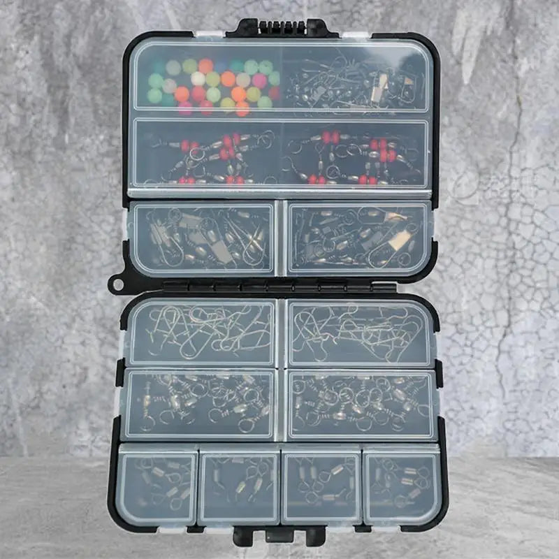 Portable Fishing Tackle Kit Box for Bass Crappie and More