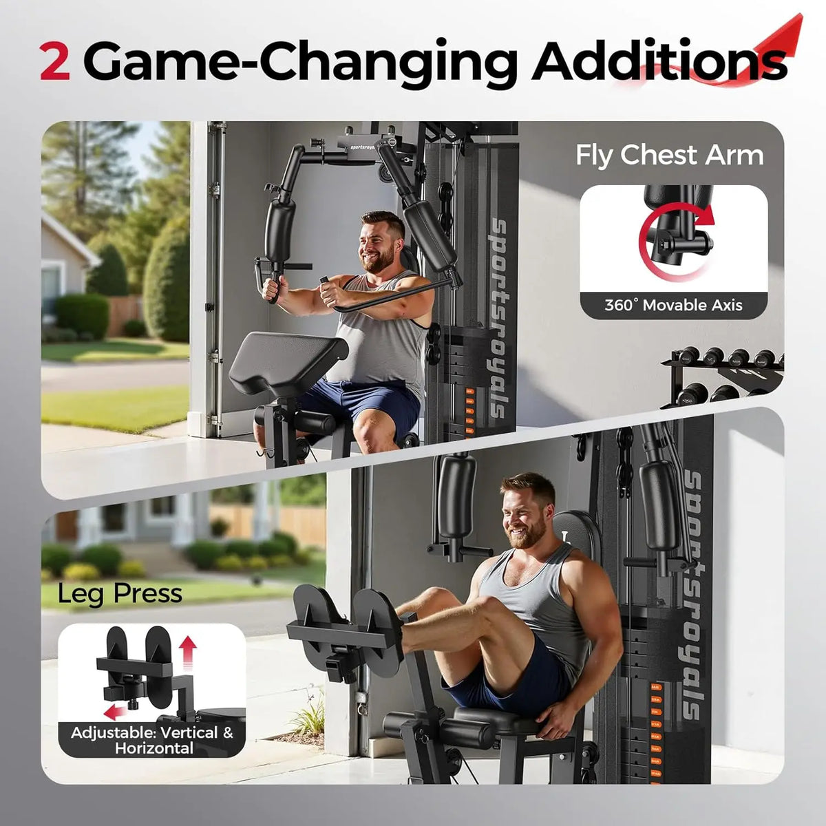 Home Gym Strength Training Full Body Workout Machine