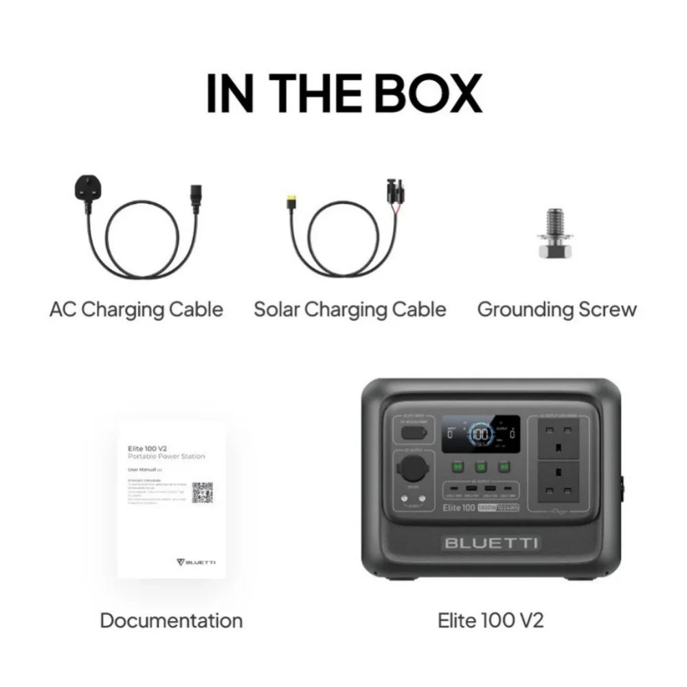 Bluetti Elite 100 V2 Portable Power Station 1800W