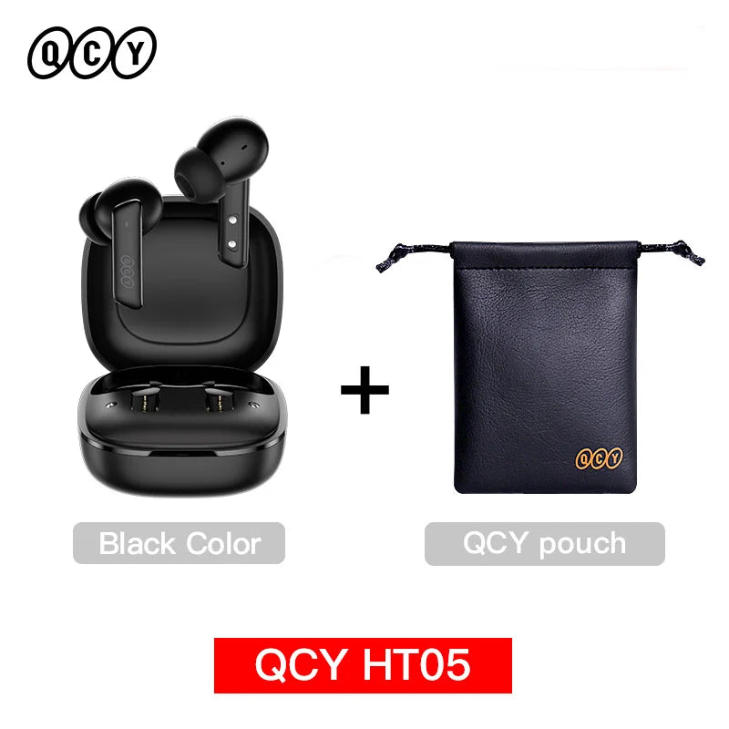 Qcy HT05 Wireless Earphones With 40Db Active Noise Canceling