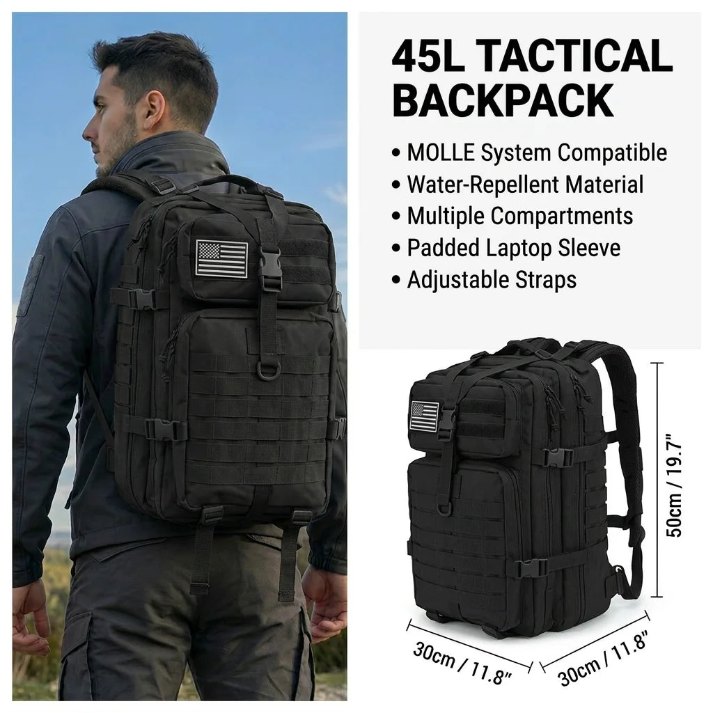 Refire Gear Tactical Hiking Backpack For Outdoor Adventure