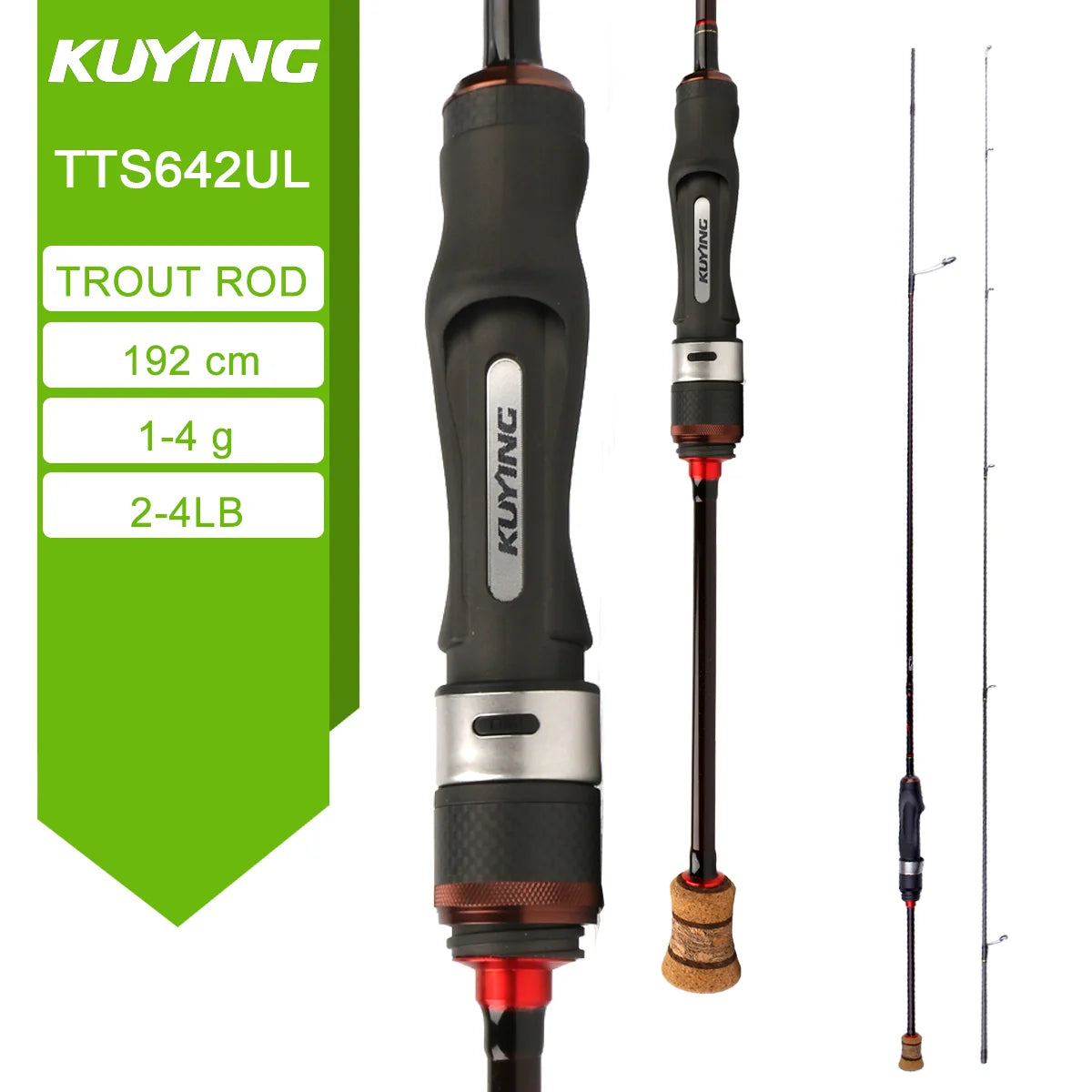 Kuying Teton Carbon Spinning Fishing Rod