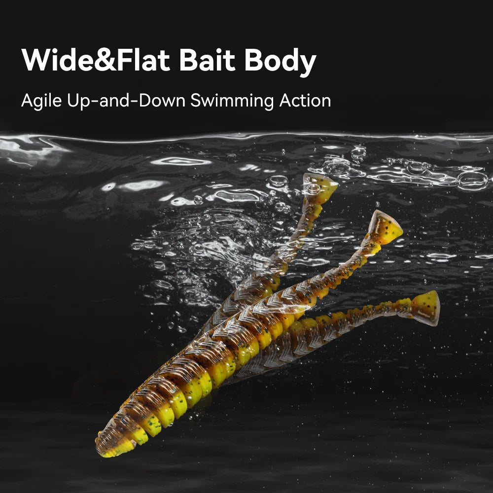 Kingdom Soft Shad Swimbait For Pike Bass Fishing