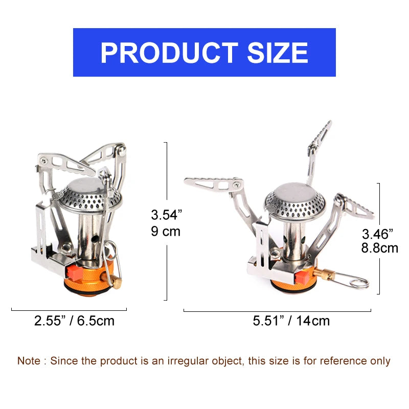 Widesea Outdoor Camping Cookware Set Burner Stove