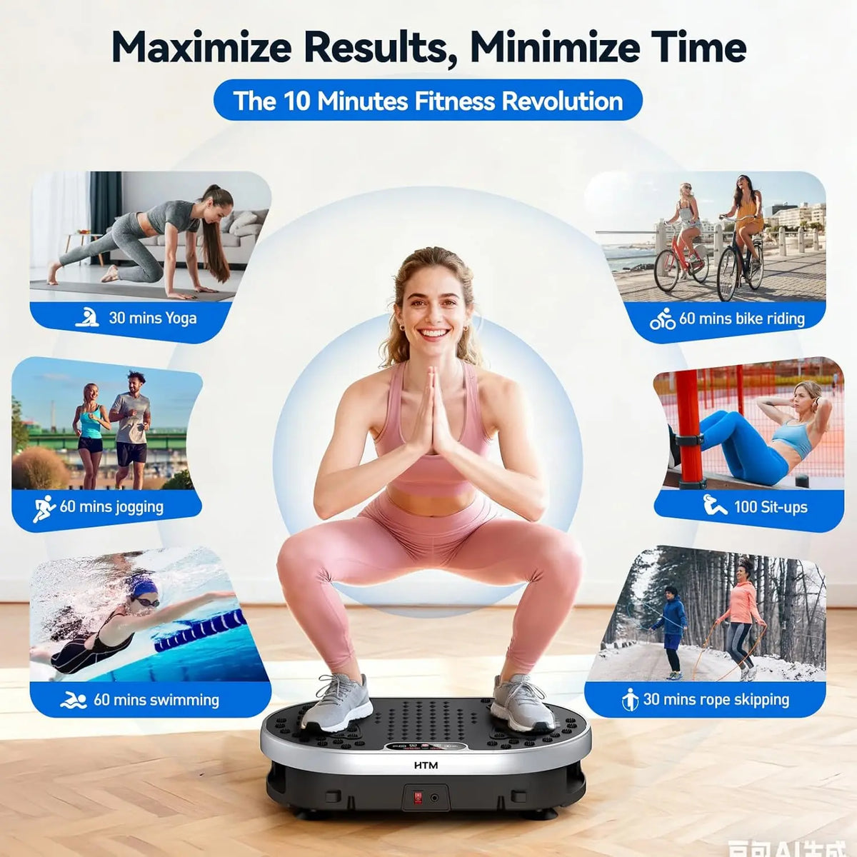 HTM Vibration Plate Exercise Machine