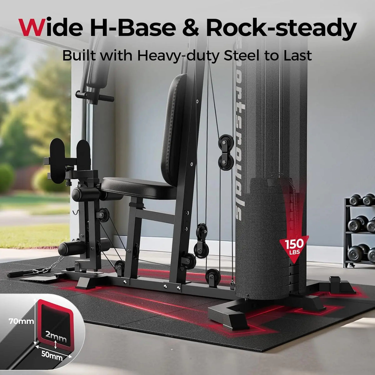 Home Gym Strength Training Full Body Workout Machine