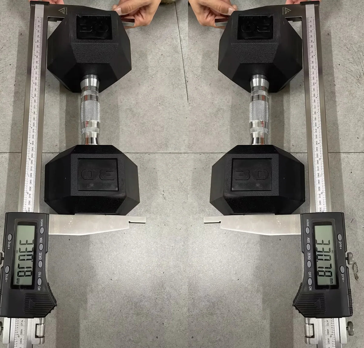 Rubber Hex Dumbbell Hand Weight Set Cast Iron