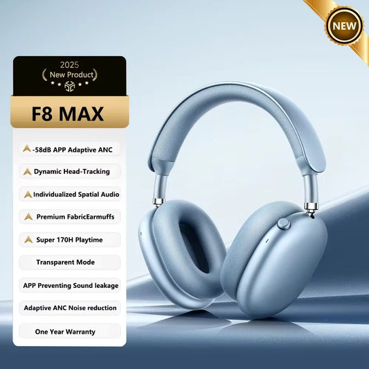 Picun F8 Pro Active Noise Canceling Wireless Headphones
