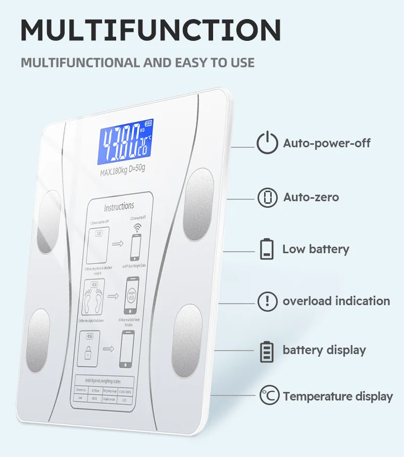 Smart Wireless Digital Body Fat Scale