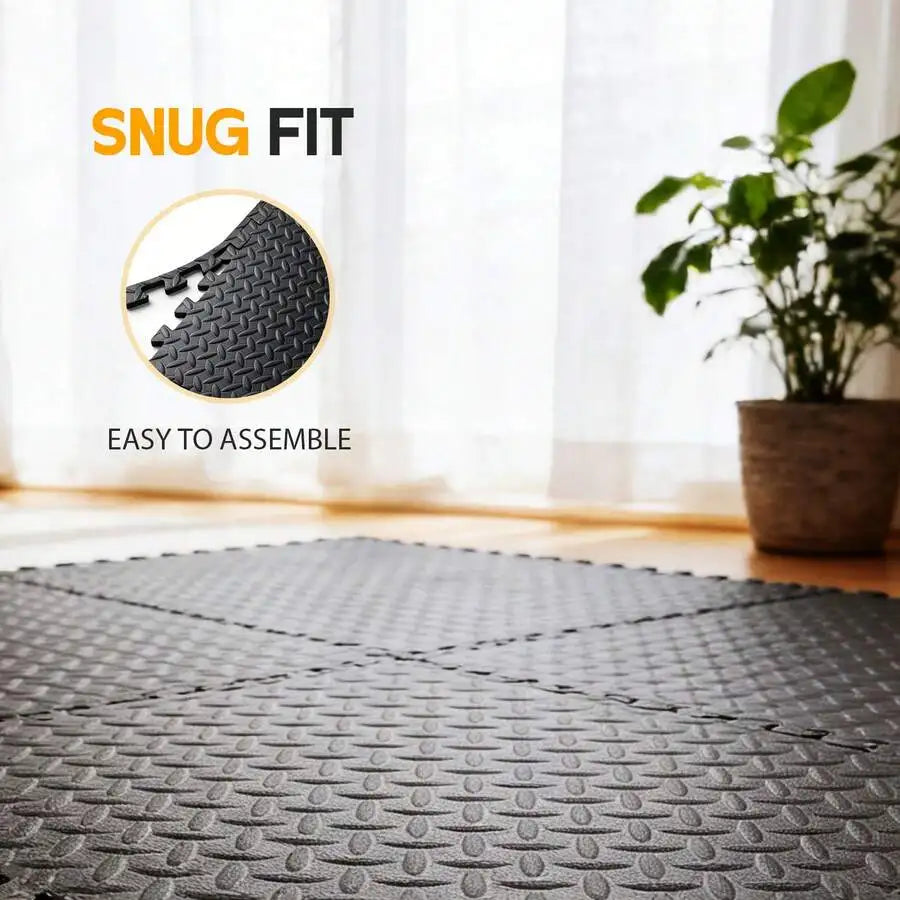 Interlocking EVA Foam Home Gym Exercise Mat