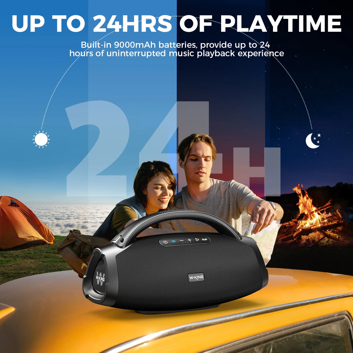 W-King D20 Portable Bluetooth Speaker