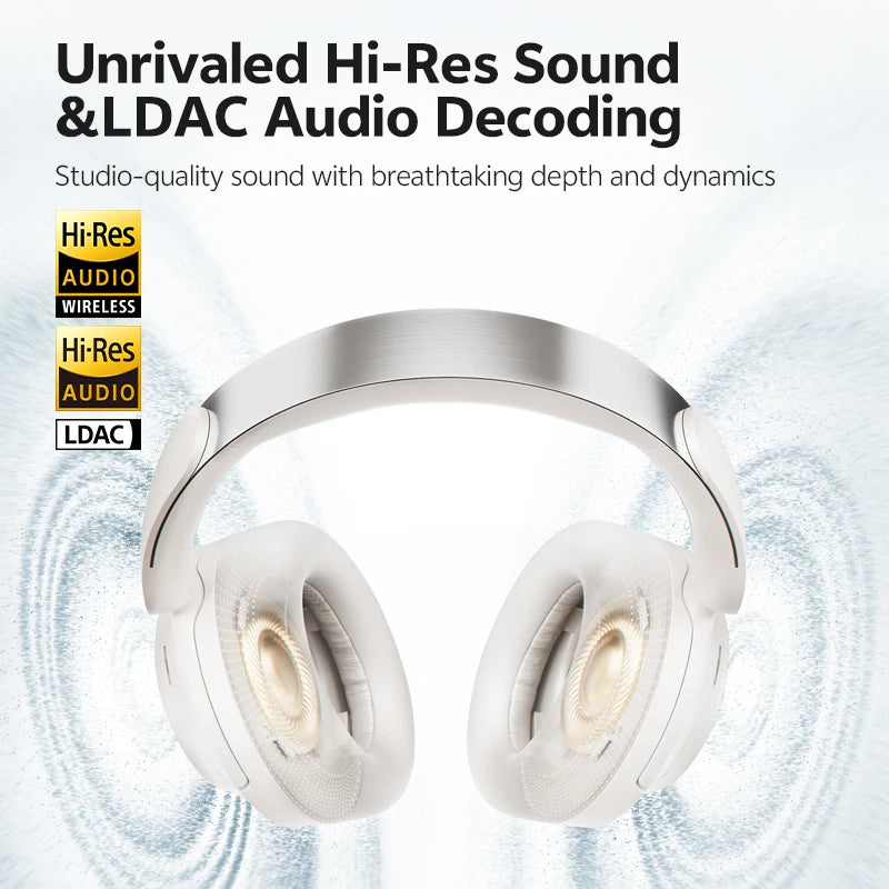 QCY H3S Wireless Headphones With Adaptive ANC