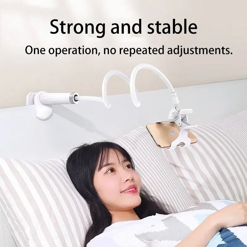 Stainless Steel Flexible Gooseneck Bedside Phone Mount