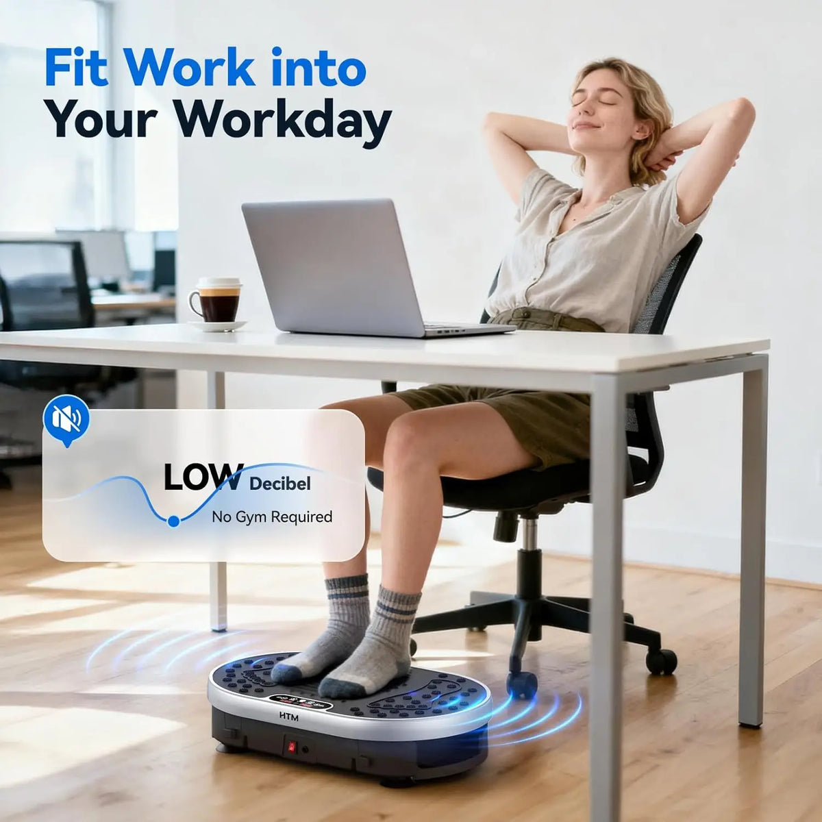 HTM Vibration Plate Exercise Machine