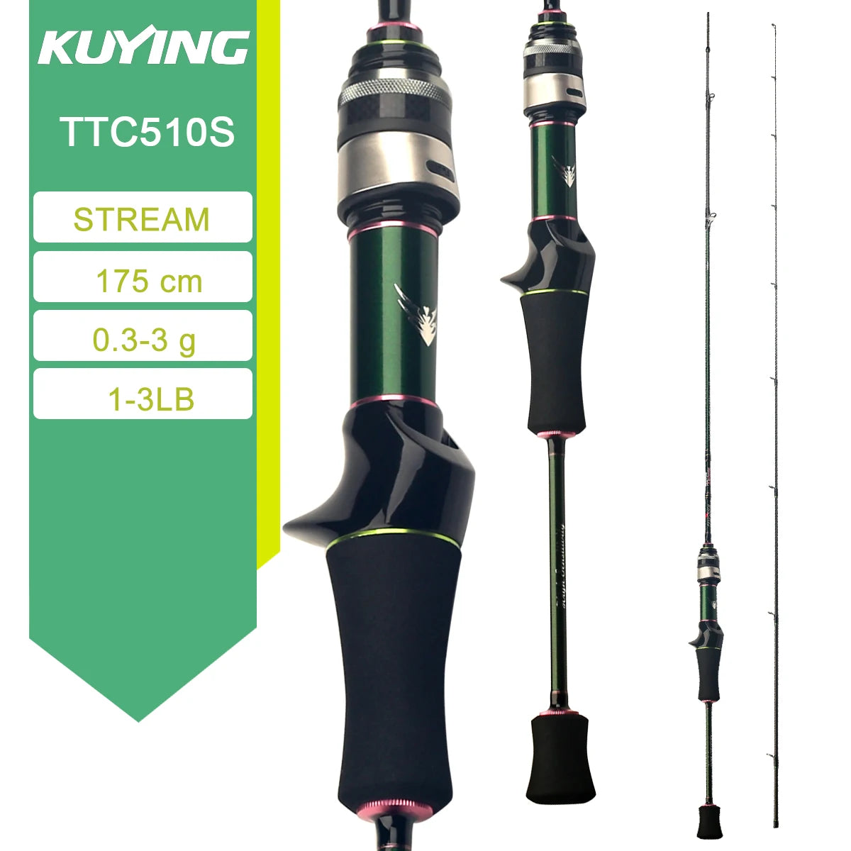 Kuying Teton Carbon Spinning Fishing Rod