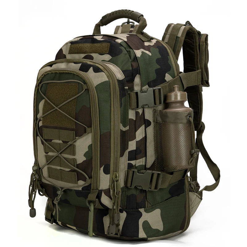 LQARMY 60L Military Tactical Backpack For Hiking