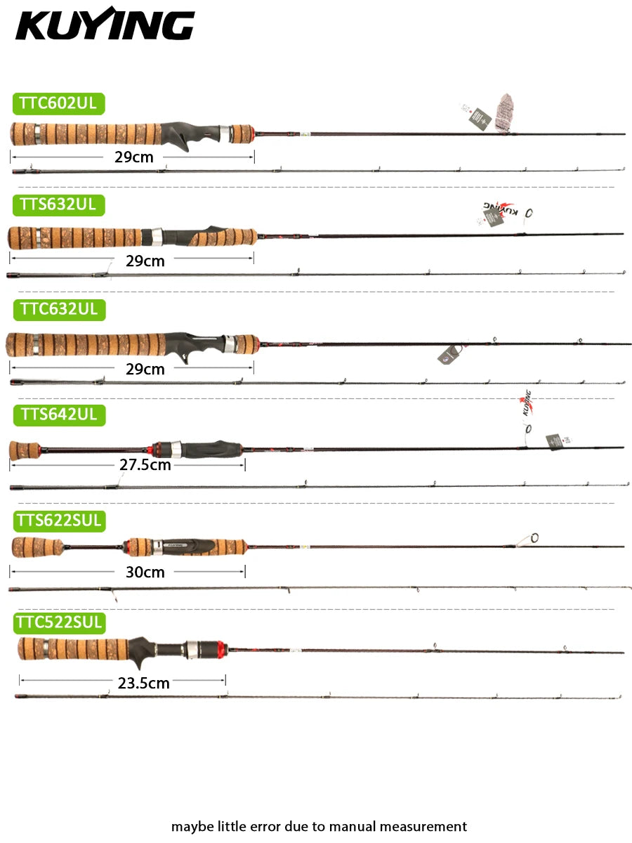 Kuying Teton Carbon Spinning Fishing Rod