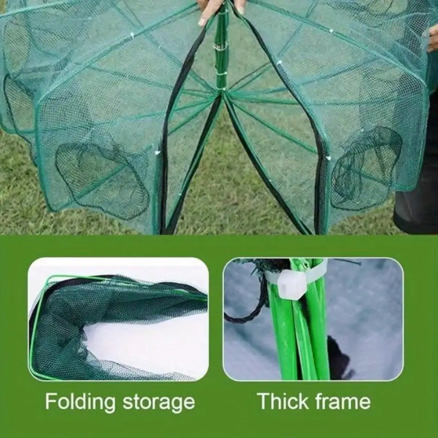 Foldable Fishing Trap Net For Catching Fish And Crabs