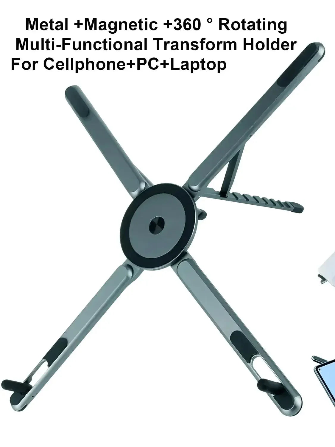 Magnetic Phone Holder Selfie Stick Foldable Tripod Stand