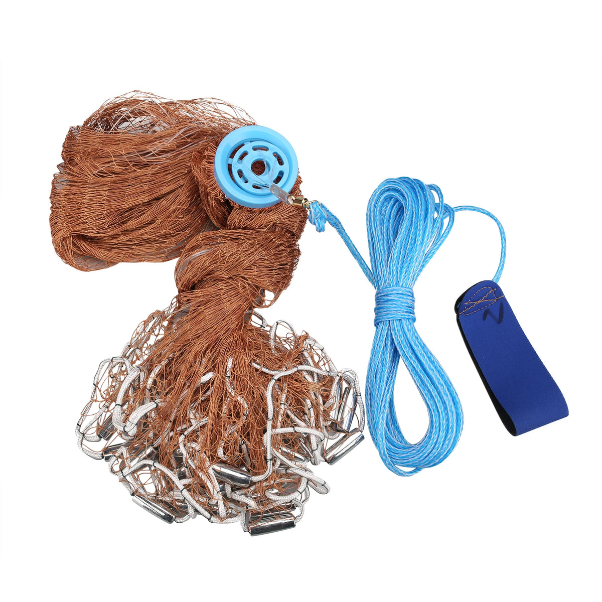Easy Throw Hand Cast Fishing Net With Nylon Line