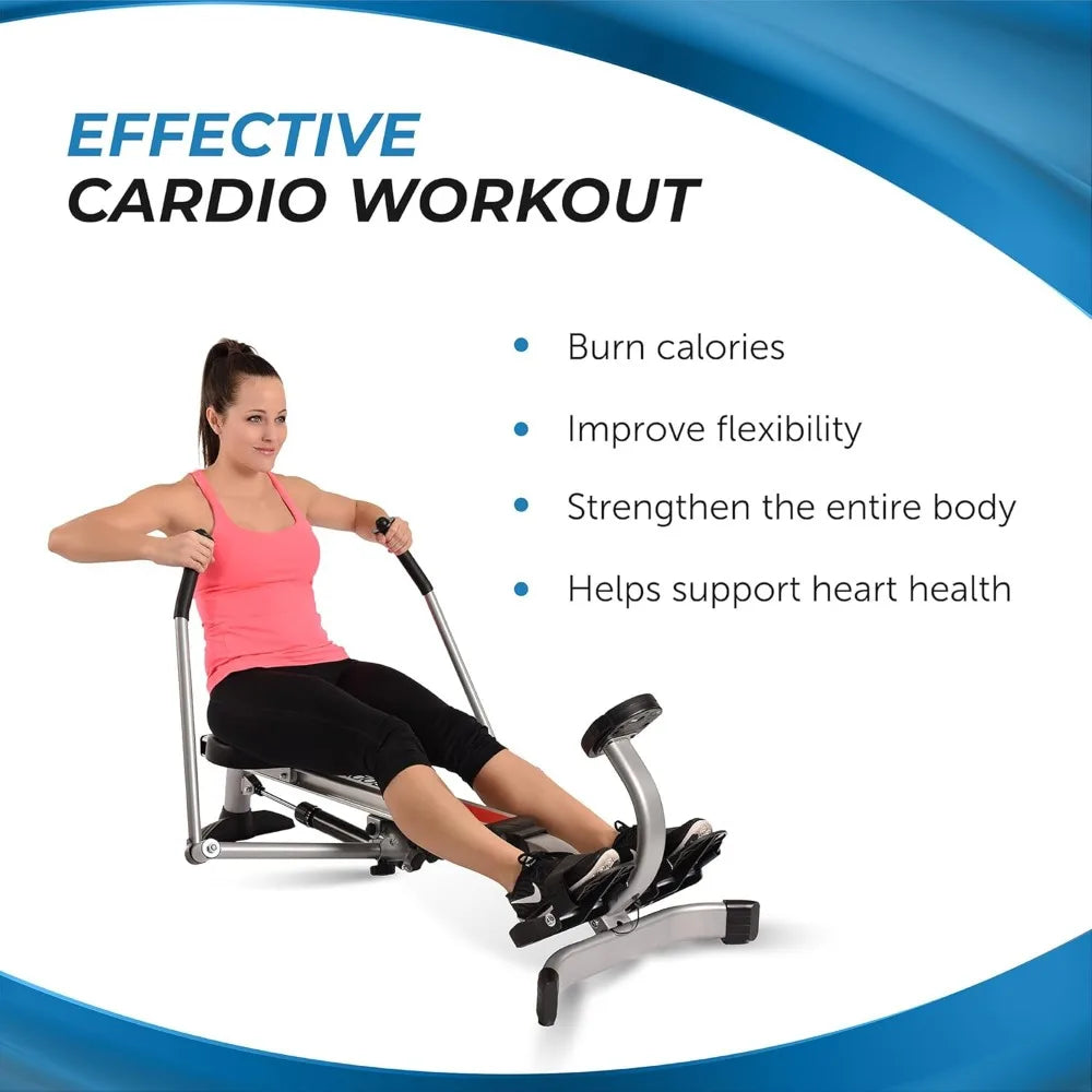 Stamina Hydraulic Rowing Machine With Digital Screen